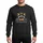 Holiday Celebrators' Gold Silver White Minimalist Nativity Silhouette Radiant Star & Trumpet Angels Script Sweatshirt - 1