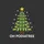 Podiatry Professionals Humorous Lime Green Footprint Christmas Tree, Yellow Star & 'OH PODIATREE' Text Sweatshirt - 2