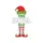 Holiday Family Festive Red Green Elf Hat, Bold White DIVA Text, Striped Elf Legs Sweatshirt - 2