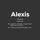 Women Named Alexis Minimalist Black & White Typographic Definition Artwork with Empowering Female Traits Sweatshirt - 2
