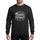 Holiday Family's Festive 'Cousin Crew' White Text, Santa Hat, Multicolored Lights, Snowflakes, Candy Canes, Holly Sweatshirt - 1