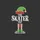 Family Christmas Whimsical Skater Elf Hat Ice Skates Red Green White Stripes Golden Bell Typography Sweatshirt - 2