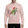 Holiday Lovers' Watercolor Sea Turtle Red Santa Hat Colorful Christmas Lights Snowflakes Sweatshirt - 1