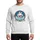 Polar Plunge Enthusiasts Cheerful Cartoon Polar Bear in Red Trunks Arctic Splash Vintage Screen-Print Emblem Sweatshirt - 1