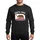 California Style Enthusiasts' Distressed White Collegiate SANTA CRUZ Text, Brown Grizzly Bear, Red Star & Stripe Grunge Graphic Sweatshirt - 1
