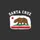 California Style Enthusiasts' Distressed White Collegiate SANTA CRUZ Text, Brown Grizzly Bear, Red Star & Stripe Grunge Graphic Sweatshirt - 2