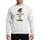 Meat Cutting Professionals Whimsical Emerald Green Elf Hat Golden Bell Red Striped Legs Distressed Text Sweatshirt - 1