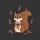 Kindness Advocates' Hand-Drawn Brown Squirrel Holding Vibrant Pink Ribbon Cascade Artwork Sweatshirt - 2