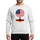 German-American Heritage Illustrative Tree Navy White Red American Flag Crown Black Red Gold German Roots Sweatshirt - 1