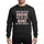 Dual Role Moms' & Grandmas' Floral MOM OMI Black Panel with White Script & Terracotta Blooms Sweatshirt - 1