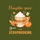 Women's & Girls' Watercolor Pumpkin Spice Latte, Scrapbooking Crafts, Orange Autumn Leaves Design Sweatshirt - 2