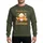 Women's & Girls' Watercolor Pumpkin Spice Latte, Scrapbooking Crafts, Orange Autumn Leaves Design Sweatshirt - 1