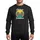 Desi Punjabi Community Retro Yellow Orange Teal Emblem, Playful Red Flip-Flops, Bold White Text Sweatshirt - 1