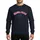 Niagara Falls Travelers & Locals Retro Collegiate Arched Niagara Falls Hot Pink White Outline Dark Blue Waterfall Graphic Sweatshirt - 1