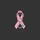 Women's Pastel Pink Awareness Ribbon & Minimalist White Stethoscope Graphic Sweatshirt - 2