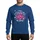 Nanny Remembrance White Script & Bold Pink Text 'I Wear Pink In Memory Of My Nanny', Fuchsia Ribbon, Pink Flowers & Butterflies Sweatshirt - 1