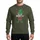 Moms' Playful 'I'm The Mommy Elf' Green Red Crown Hat Golden Jingle Bell Striped Socks Sweatshirt - 1