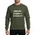 Yaya Life Lover Whimsical Hand-Drawn White Script with Golden Feathered Arrow & Cream Pink Floral Garland Sweatshirt - 1