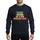 Fathers' Proud Father Of A Few Teal Yellow Gold Stacked Red-Orange Distressed Typography Sweatshirt - 1