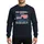 US Navy Submarine Veteran Distressed White Stencil Hawkbill SSN 666, Navy Sub, Teal Water, Abstract US Flag, Patriotic Slogan Sweatshirt - 1
