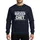 Humor & Advice Fans' White Distressed Bold Vintage Grunge Chet Wise Advice Quote Design Sweatshirt - 1