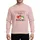 Fathers of Birthday Girls Bold Red Strawberry Patterned 'DADDY' with Elegant 'Birthday Girl' Script and Pink Stars Sweatshirt - 1