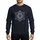 Sacred Geometry Enthusiasts' White Intricate Symmetrical Inverted Triangle Mandala Sweatshirt - 1