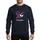 Empowerment Seekers' Bold Royal Purple Heart Ribbon, Integrated Loop, Ascending White Butterflies, Graceful 'Survivor' Script Sweatshirt - 1