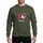 Empowered Individuals' Vibrant Purple Heart Design, White Butterflies, Elegant Script Sweatshirt - 1