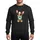 Chihuahua Lovers' Cheerful Brown Tan Cartoon Puppy Light Cyan Bandana Red Heart MOM Graphic Sweatshirt - 1