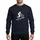 Mountain Biker Enthusiasts White Minimalist Aerial Jump Stunt Vector Art Distressed Typography Sweatshirt - 1