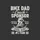 BMX Dads' Distressed White Stacked Typography BMX Rider Grunge Illustration Sweatshirt - 2
