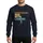 Dance Teacher Distressed Rust Orange Yellow Beige Teal Stacked Typography Male Dancer Silhouette Sweatshirt - 1