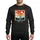 Homebodies' Vintage Illustrative Window Sunset Mountain Teal Orange Indoor-sy Graphic Sweatshirt - 1
