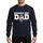 Basketball Dads' White Orange Distressed Grunge 'NUMBER ONE DAD' Basketball Hoop Graphic Sweatshirt - 1