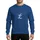 Initial L Enthusiasts' Elegant White Calligraphy L Initial with Minimalist Botanical Leaf Design Sweatshirt - 1