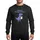 COBOL Programmers & Dinosaur Fans Muted Periwinkle Blue Cartoon T-Rex Holding Retro Punch Cards with Bold COBOL Programmer Text Sweatshirt - 1