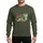 Holiday Celebrators' Vintage Victorian Angels Holly Berry Crimson Green Gold Ornate Carol Design Sweatshirt - 1