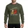 Festive Food Lovers' Vintage Distressed Red Chili Character, Sunglasses, Amber Beer, Yellow Tamales Artwork Sweatshirt - 1