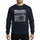 Women's Crisp White Typographic Nutrition Label Parody with Bold Sans-Serif Mallory Name & Attribute Lines Sweatshirt - 1