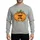 Math Lovers' Vibrant Orange Hand-Drawn Pumpkin Pi Pun Autumn Gold Leaves Sweatshirt - 1