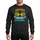 Vacation Crew Cozumel Tropical Pineapple Sunglasses, Golden Sunset Beach, Cocktails, Orange Turquoise BEAcHES BOOZE COZUMEL Text Sweatshirt - 1