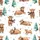 Family Holiday Enthusiasts Whimsical Watercolor Highland Cow Festive Red Teal Plaid Snowflakes Satin Pajamas Set - 2