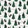 Women's Whimsical Black Cats Tangled in Multi-Color String Lights Dark Green Christmas Trees White Pattern Satin Pajamas Set - 2
