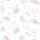 Women's Soft Watercolor Dragonfly Pastel Blush Pink Lavender Mint Apricot Botanical Satin Pajamas Set - 2