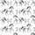 Women's Sophisticated Vintage Engraved Black White Horse Equestrian Line Art Pattern Satin Pajamas Set - 2