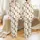 Rodeo Christmas Lovers' Whimsical Hand-Drawn Rustic Cowboy Christmas Pattern with Holly Boots, Festive Hats, & Stars on Cream Satin Pajamas Set - 1