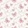 Women's Whimsical Hand-Drawn Muted Dusty Pink Bow & Ribbon All-Over Pattern on Off-White Satin Pajamas Set - 2