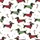 Dachshund Lovers' Whimsical Christmas Dachshund Pattern Sweaters Santa Hats Candy Canes Snowflakes Satin Pajamas Set - 2