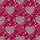 Women's Vibrant Magenta Leopard Print Hearts Illustrative Pattern with Off-White Outlines & Dynamic Abstract Elements Satin Pajamas Set - 2